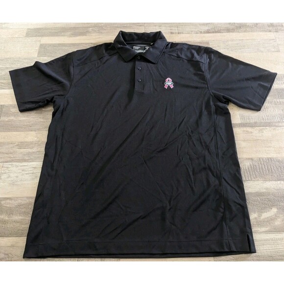 New York Jets NFL Cutter & Buck  XXL Golf Polo Shirt Breast Cancer Ribbon A+ - Picture 8 of 12